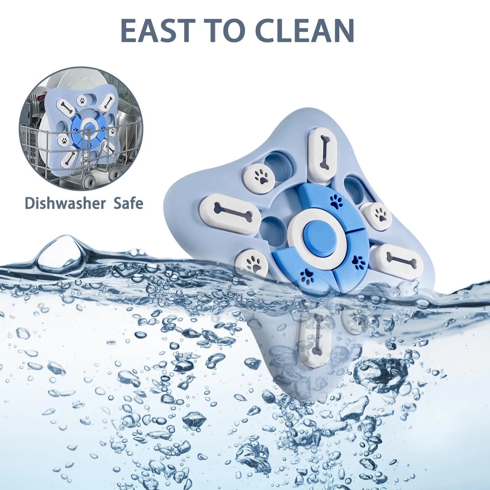 Interactive Dog Puzzle Toy – Slow Feeder IQ Training Food Dispenser for Dogs & Cats