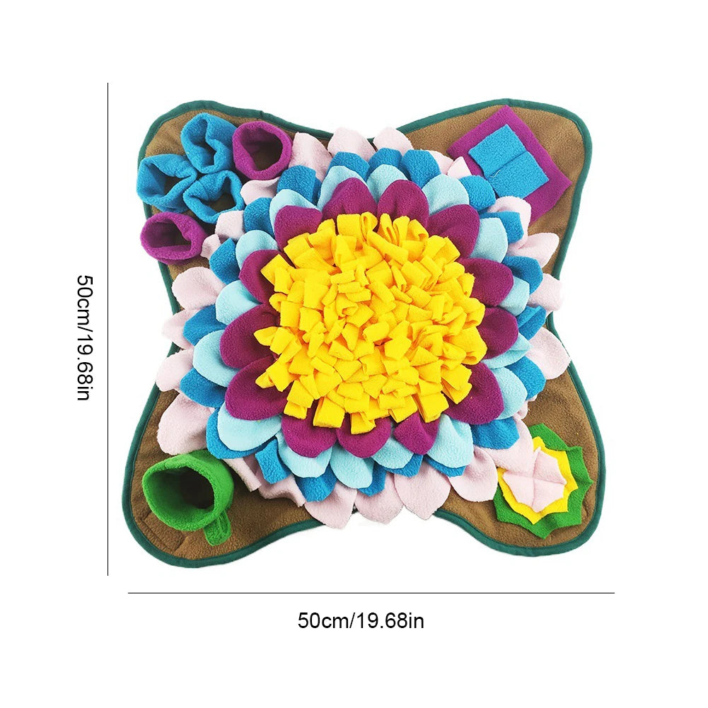 Dog Snuffle Feeding Mat – Interactive Foraging & Nose Training Slow Feeder Toy