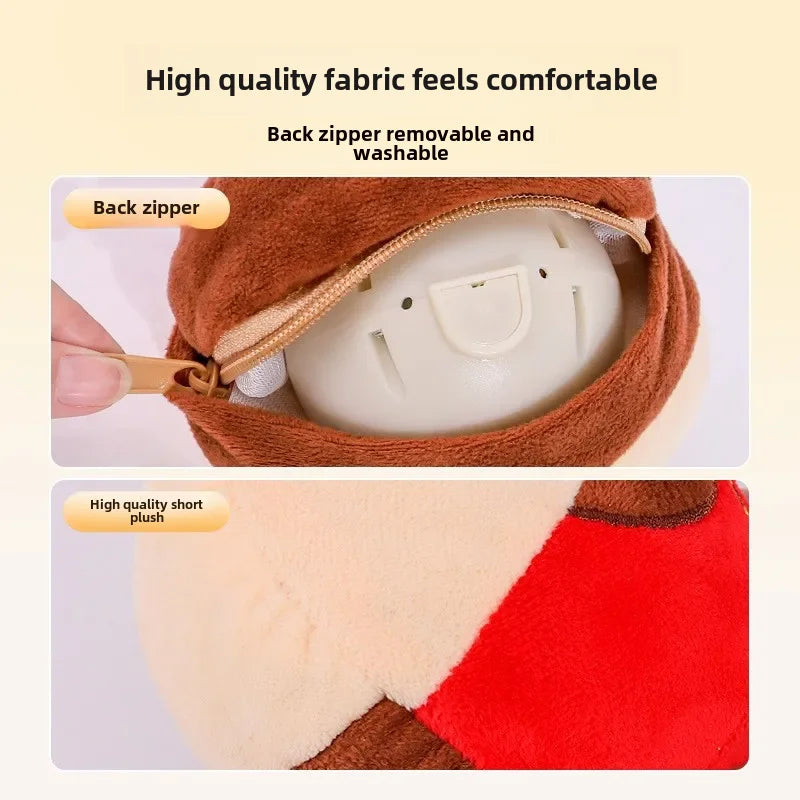 Interactive Plush Jumping Ball Dog Toy – USB Rechargeable Training Toy