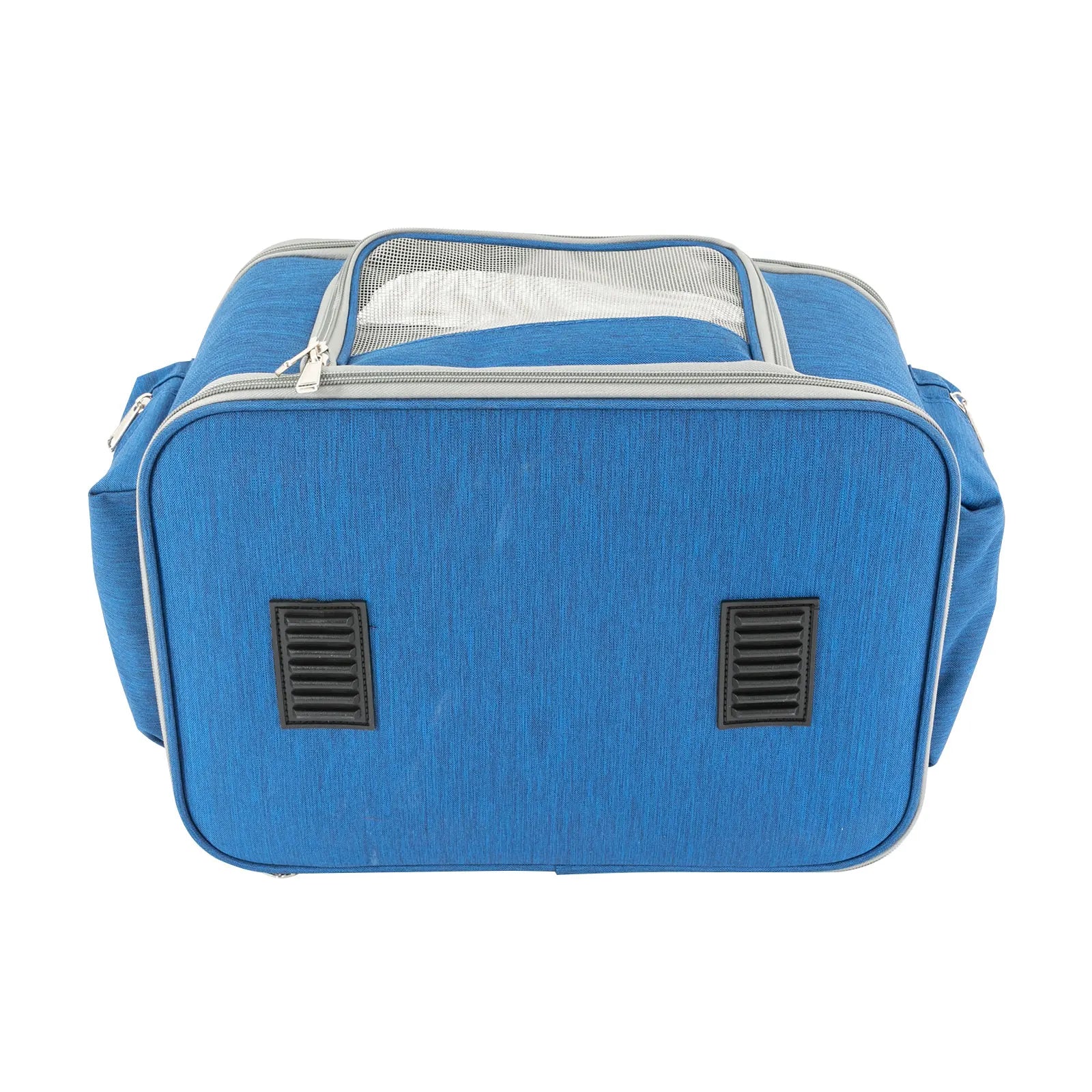 Blue Collapsible Pet Carrier – Waterproof Oxford Travel Bag