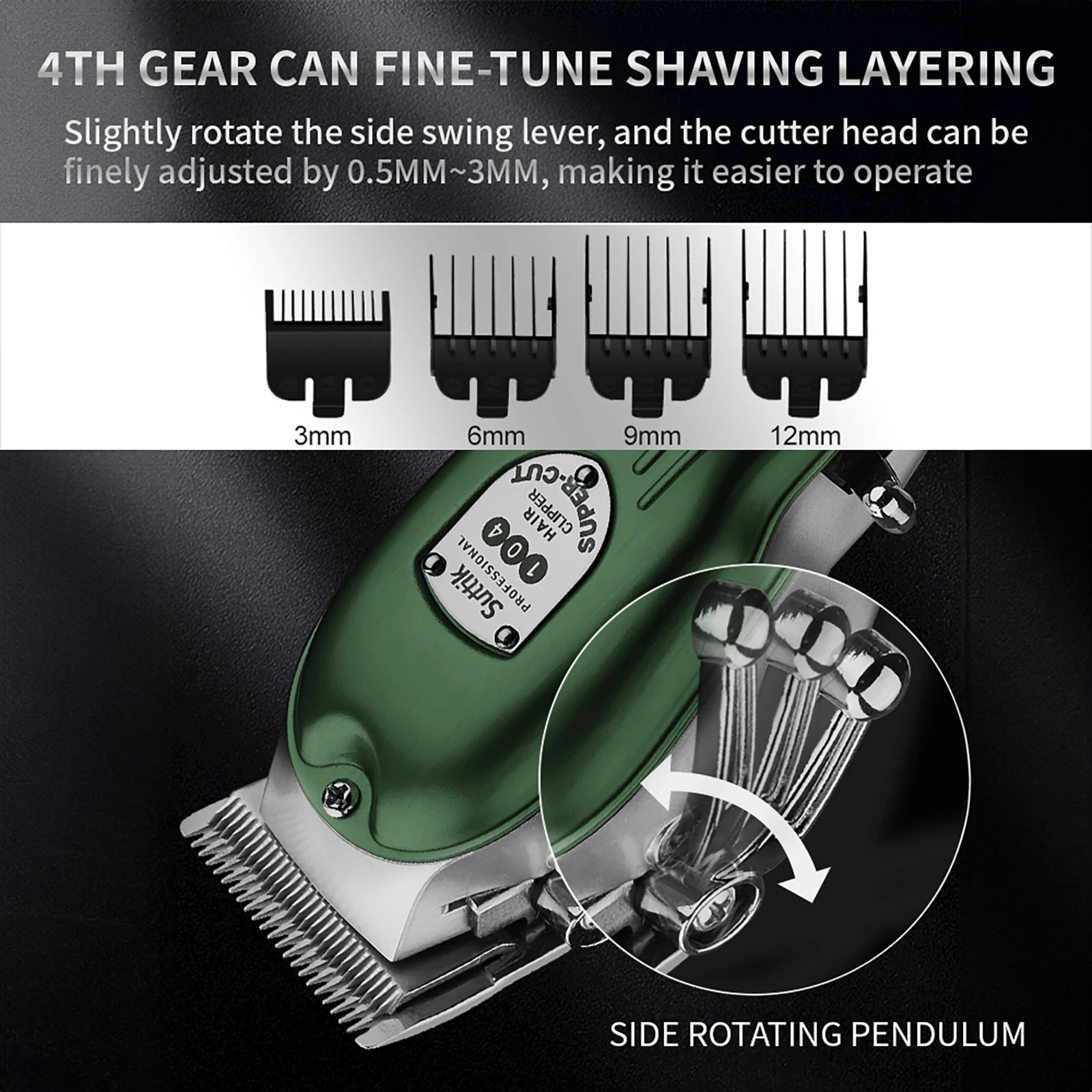 Professional Dog Hair Clipper – Rechargeable Pet Grooming Trimmer