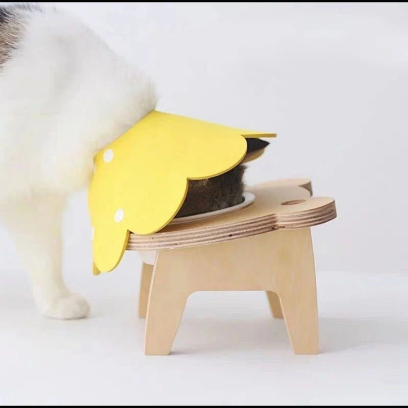Adorable Flower Recovery Collar – Soft & Adjustable Protective Cone for Cats, Puppies, and Kittens