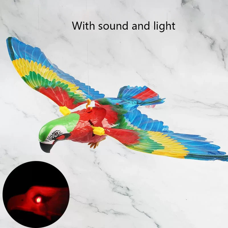 Electric Flying Bird Cat Toy – Interactive Teaser & Scratch Rope