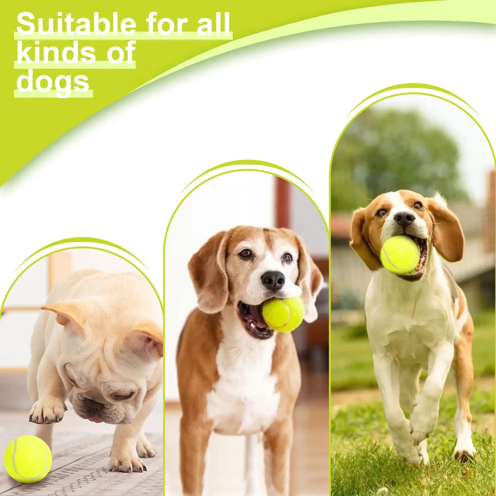 Automatic Dog Ball Launcher – Interactive Fetch Machine with 3 Tennis Balls, Adjustable Distance for Indoor & Outdoor Fun