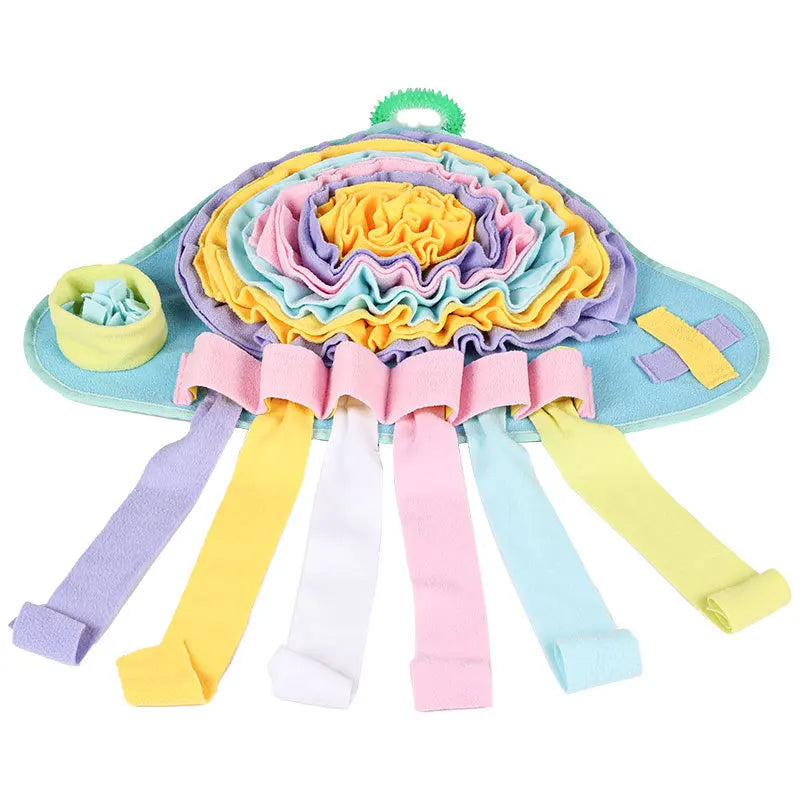 Jellyfish Snuffle Mat – Interactive Dog Toy for Anxiety Relief & Enrichment Training