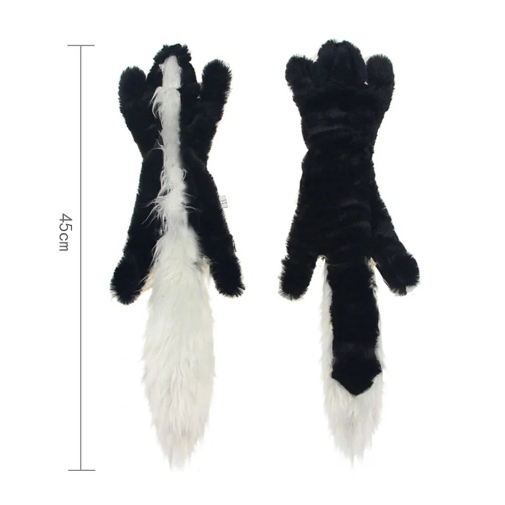 Stuffingless Squeaky Dog Toy – Durable Plush Chew Toy