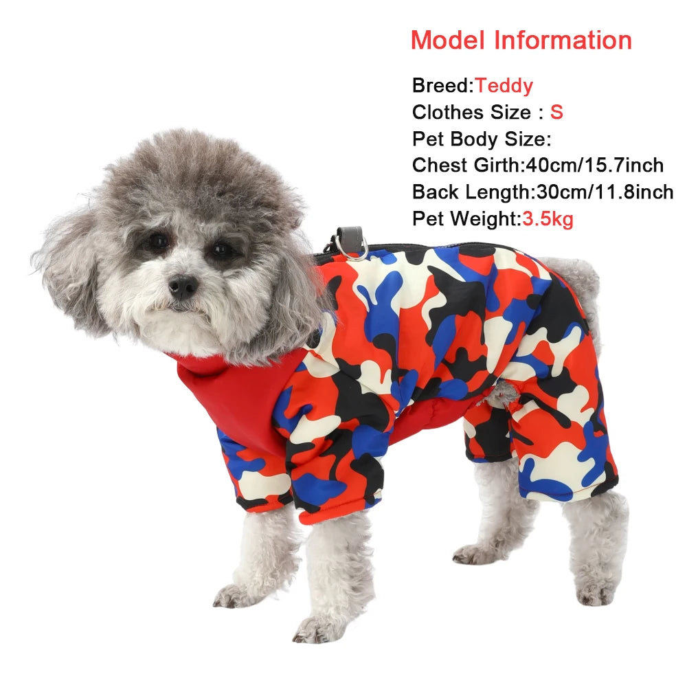 Autumn Winter Pet Clothes – Cozy Windproof Jacket for Small & Medium Dogs and Cats