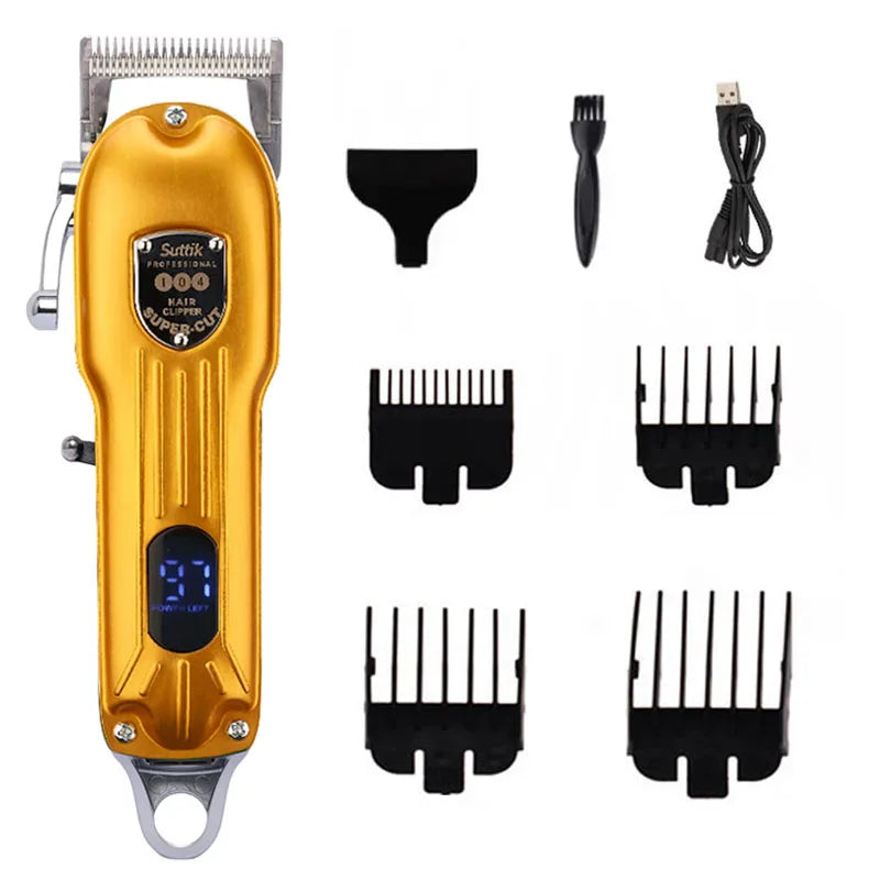 Professional Dog Hair Clipper – Rechargeable Pet Grooming Trimmer