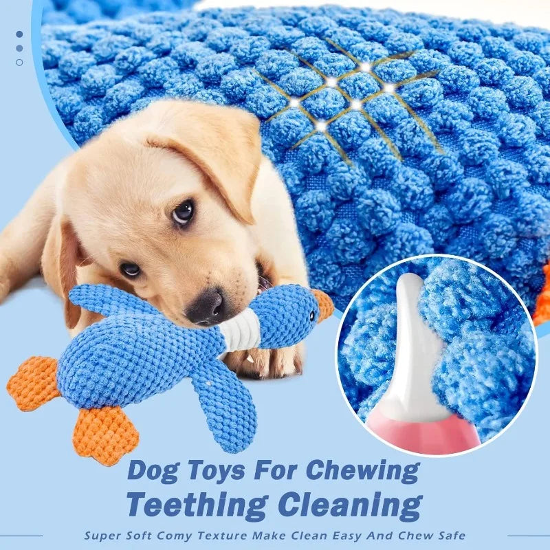 Indestructible Chew Toy – Interactive Plush for Cats & Dogs