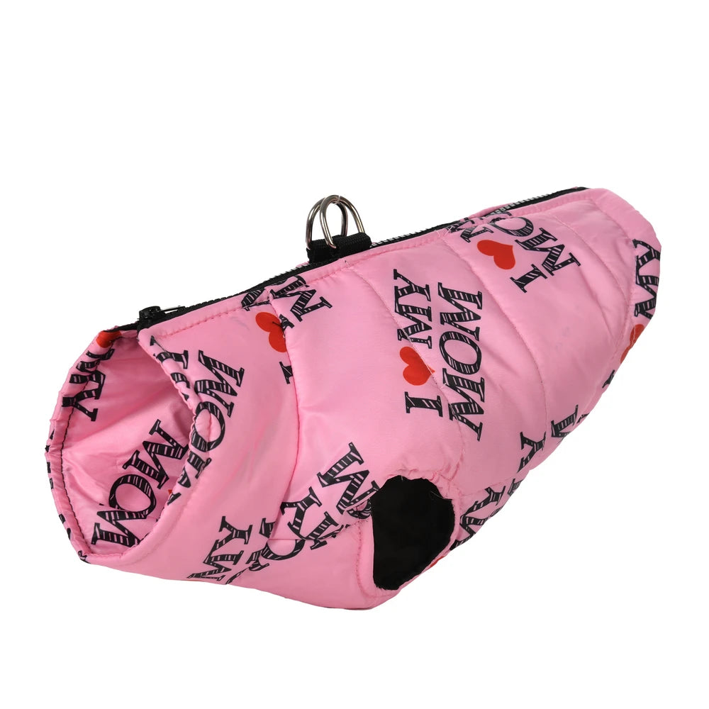 Fashion Winter Pet Jacket – Windproof Coat for Small Dogs & Cats