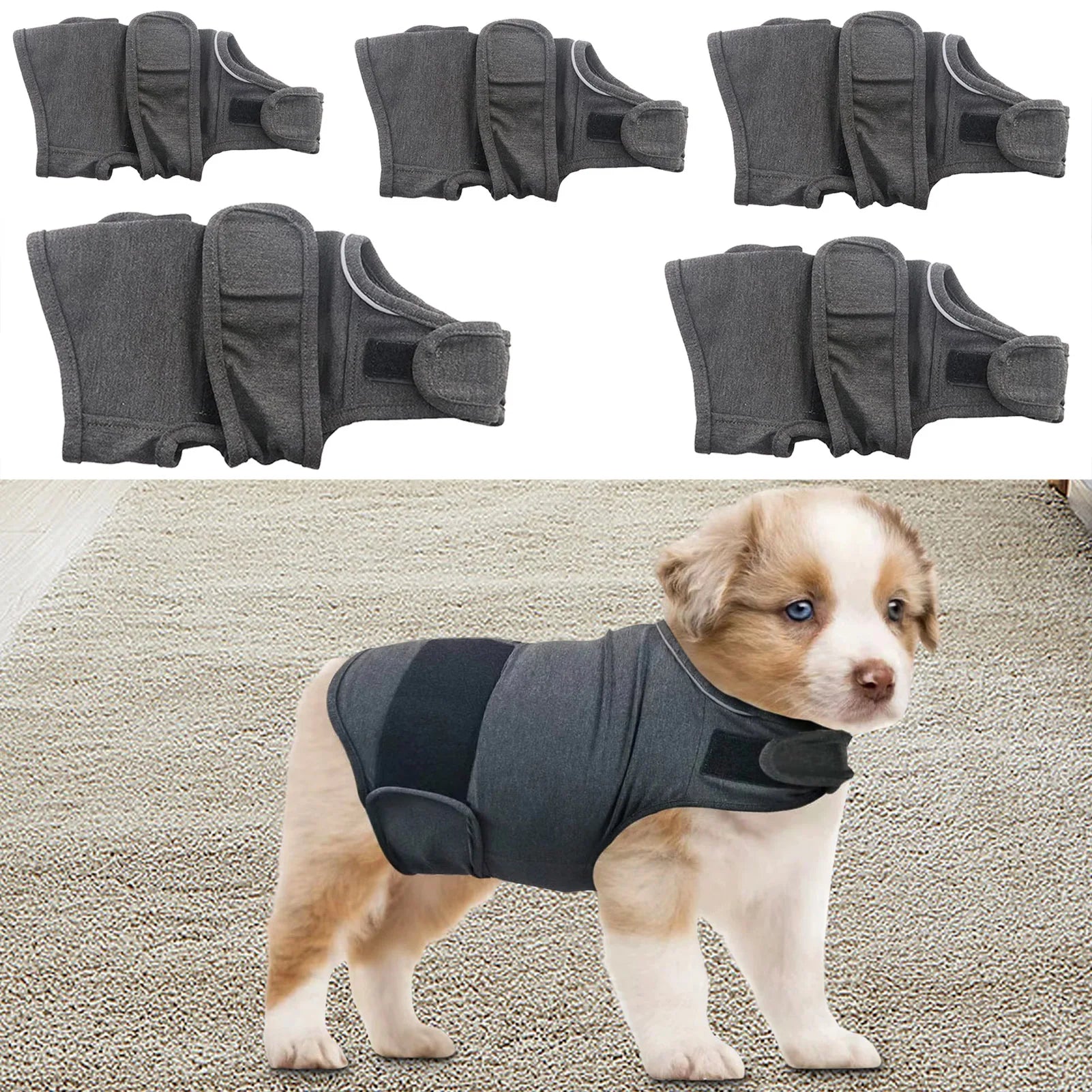 Classic Dog Anxiety Jacket – Breathable Thunder Vest for Stress Relief