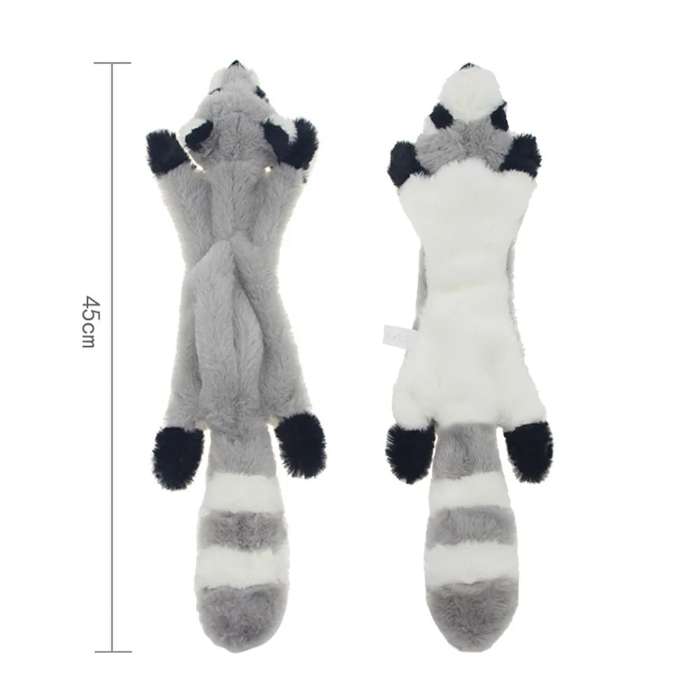 Stuffingless Squeaky Dog Toy – Durable Plush Chew Toy