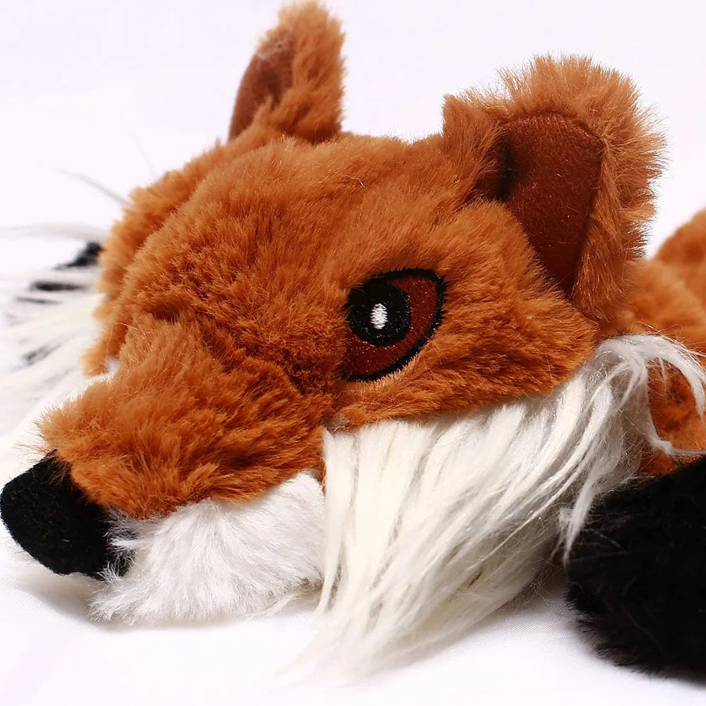 Stuffingless Squeaky Dog Toy – Durable Plush Chew Toy