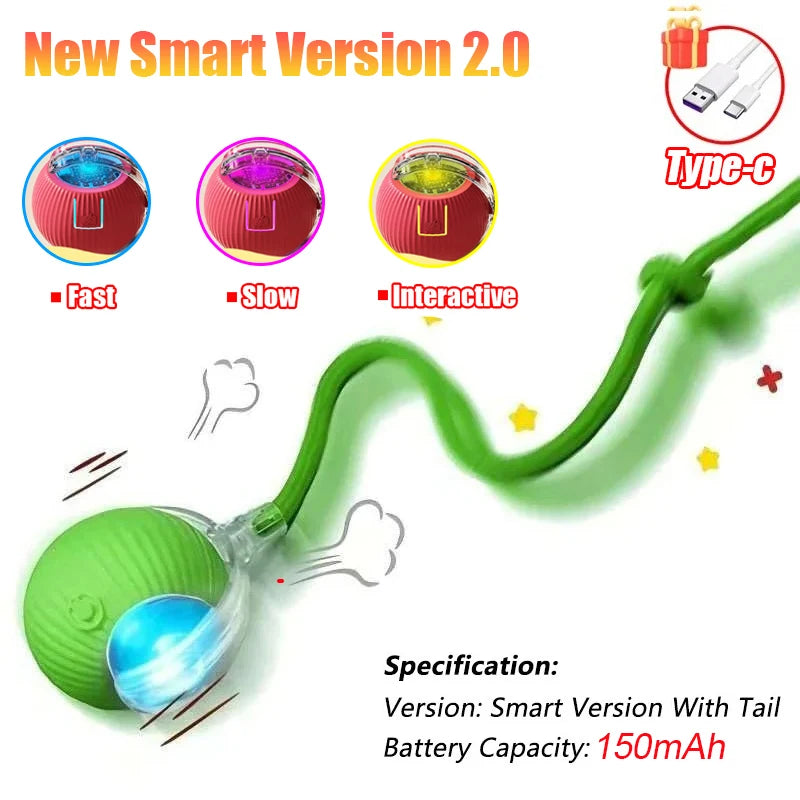 Automatic Rolling Cat & Dog Ball Toy