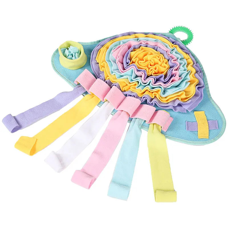Jellyfish Snuffle Mat – Interactive Dog Toy for Anxiety Relief & Enrichment Training