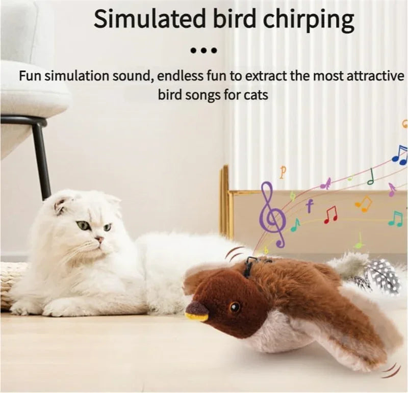 Catnip Electric Interactive Bird Toy