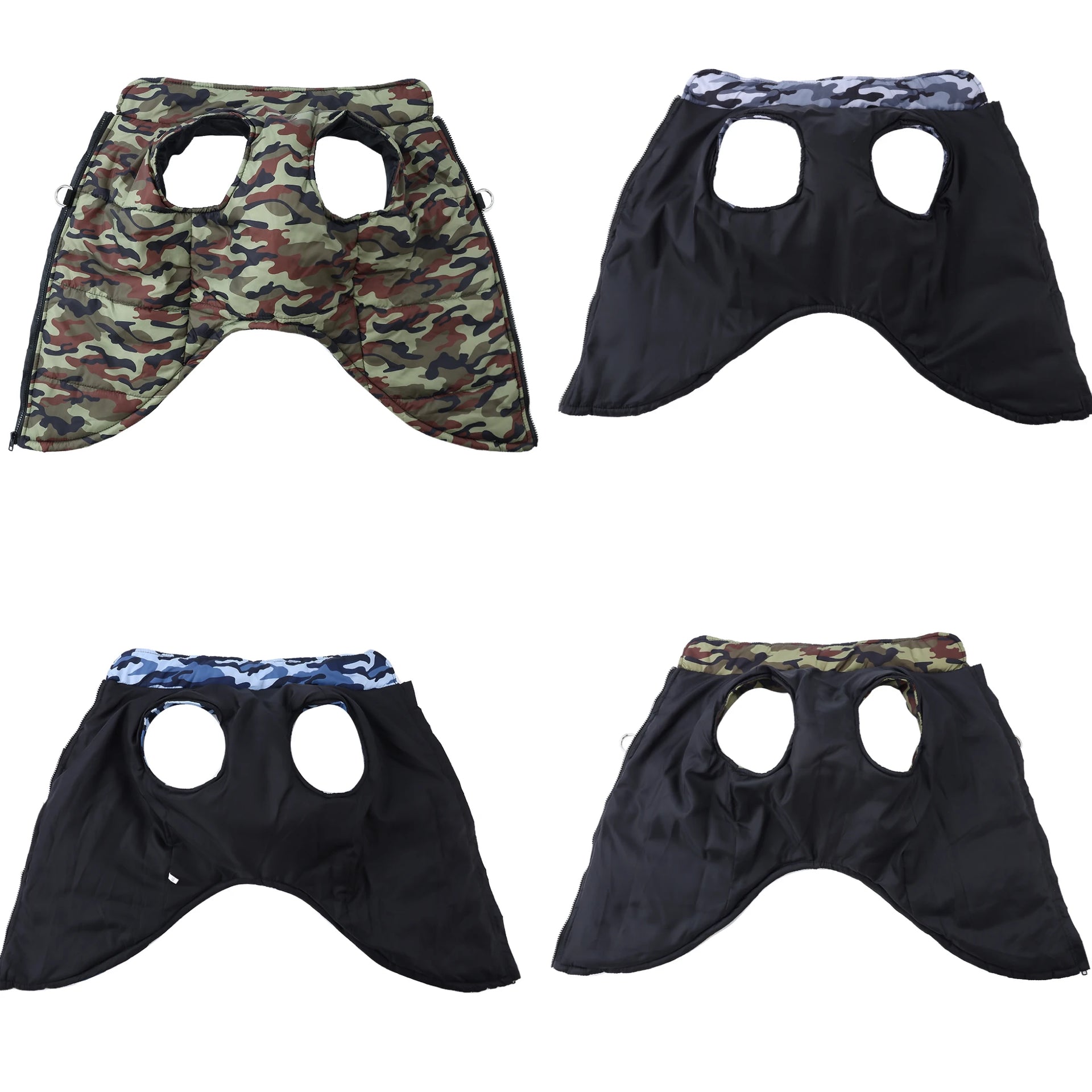 Windproof Camouflage Pet Jacket – Warm Winter Coat for Dogs & Cats