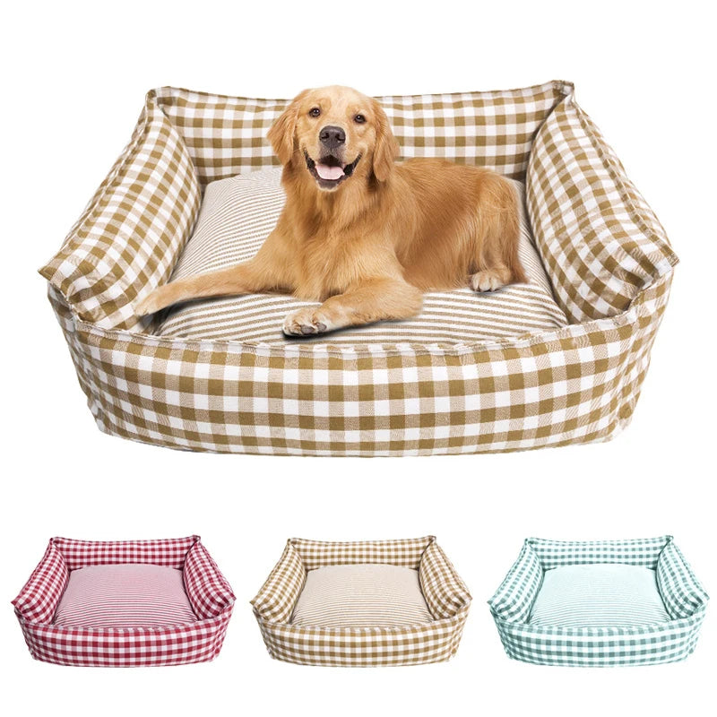 Indoor Pet Bed House for Small & Medium Dogs and Cats – Cozy Sofa Kennel