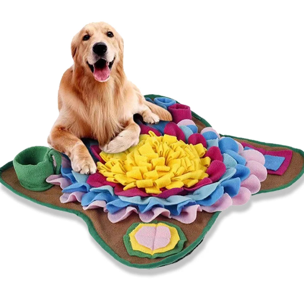 Dog Snuffle Feeding Mat – Interactive Foraging & Nose Training Slow Feeder Toy