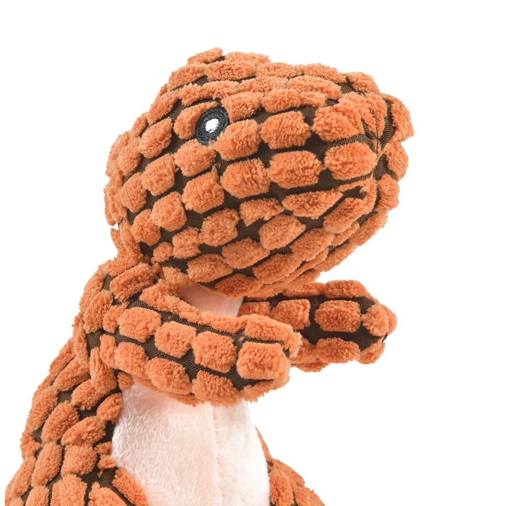 Plush Dinosaur Pet Toy – Interactive Chew Toy for Cats & Small Dogs