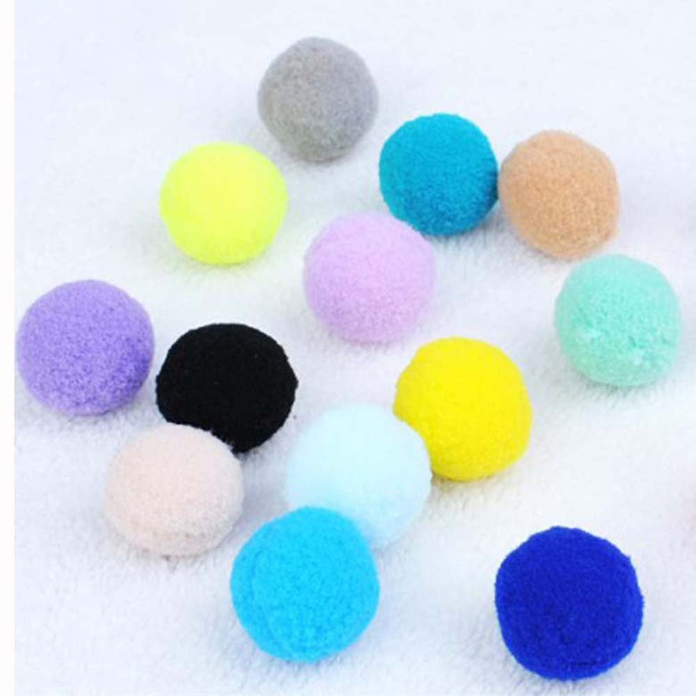 Delysia King 70pcs Plush Cat Toy Balls
