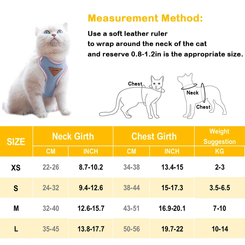 Puppy & Small Dog Harness with Leash – Breathable Vest