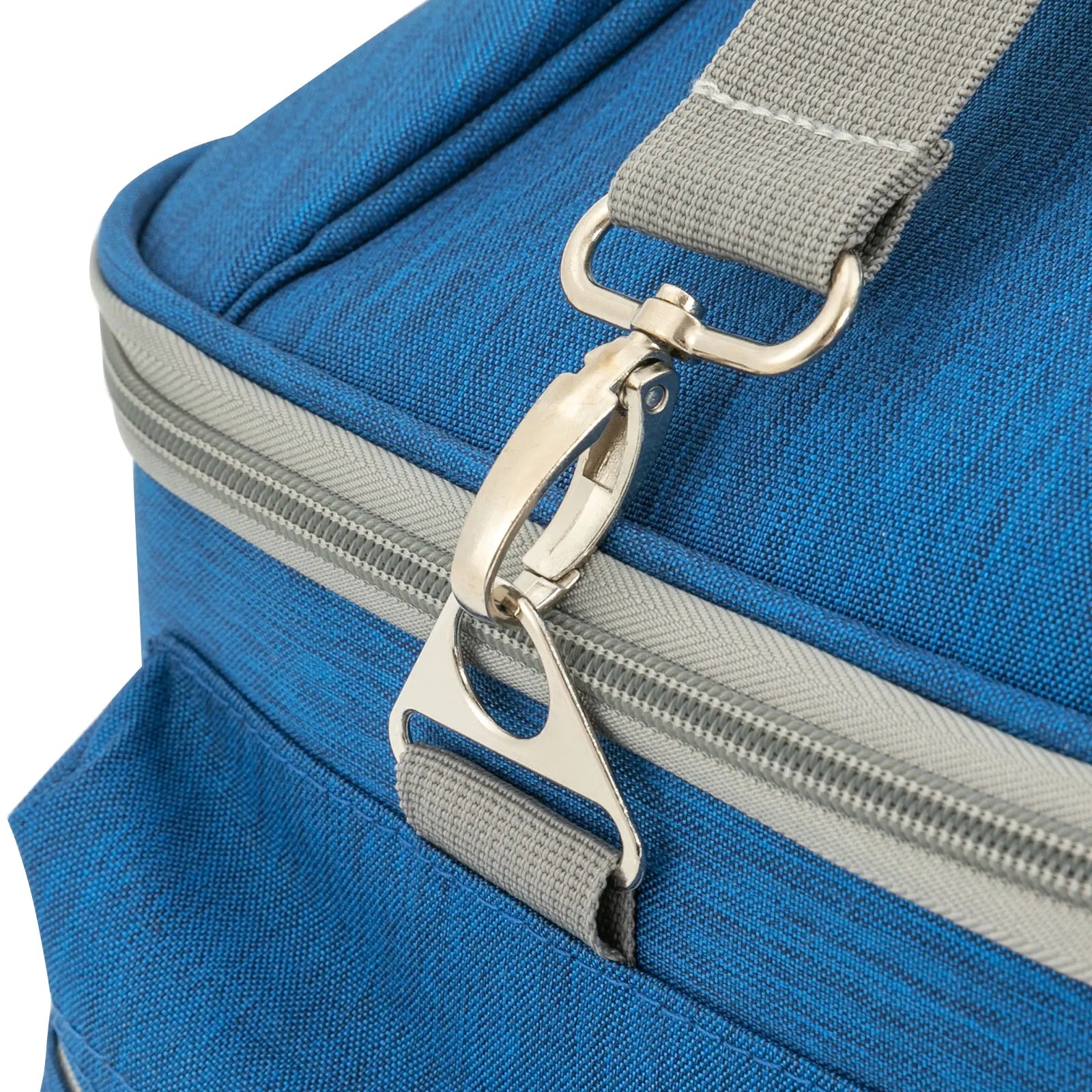 Blue Collapsible Pet Carrier – Waterproof Oxford Travel Bag
