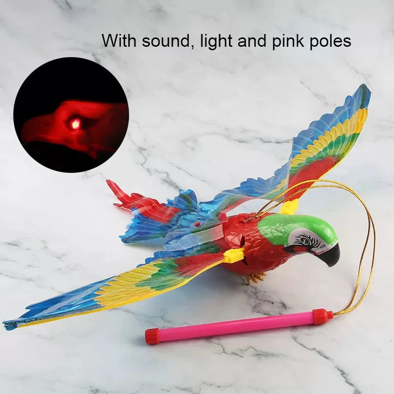 Electric Flying Bird Cat Toy – Interactive Teaser & Scratch Rope