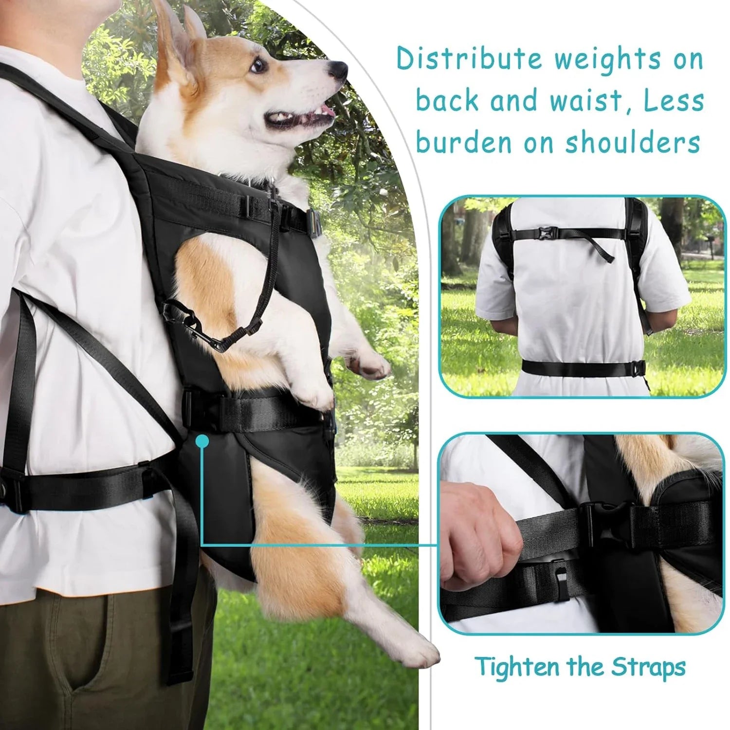 Thickened Sponge Pet Carrier Backpack