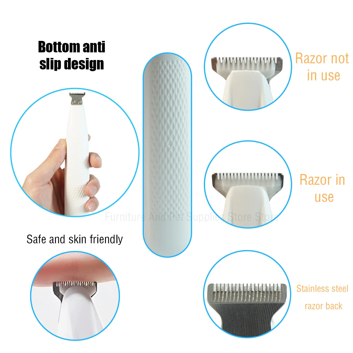 LED Dog Paw Hair Trimmer