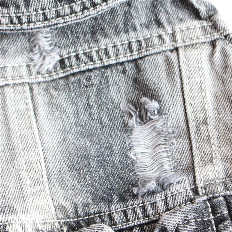 Thin Denim Dog Jacket – Fashionable Coat for Small & Medium Dogs