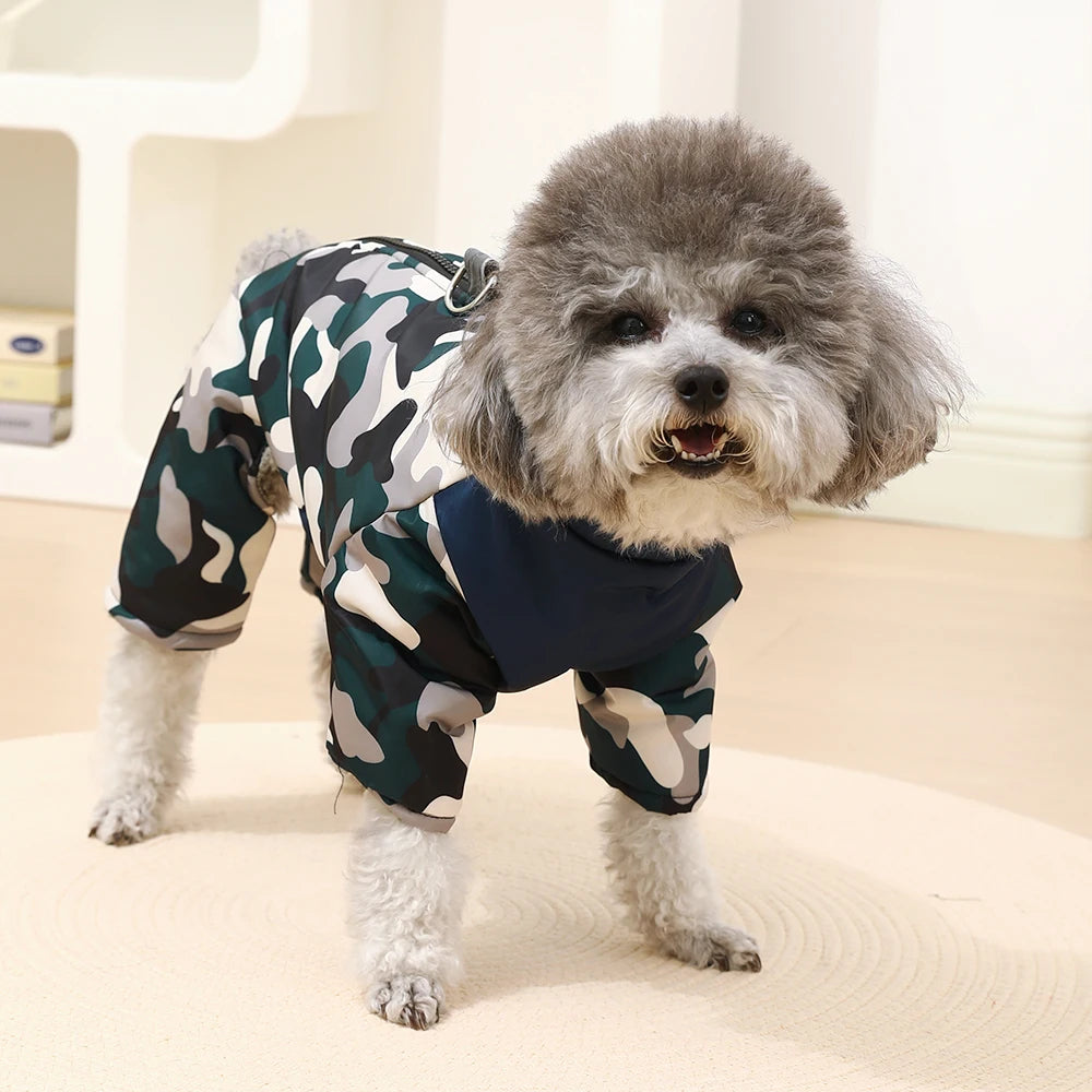 Autumn Winter Pet Clothes – Cozy Windproof Jacket for Small & Medium Dogs and Cats