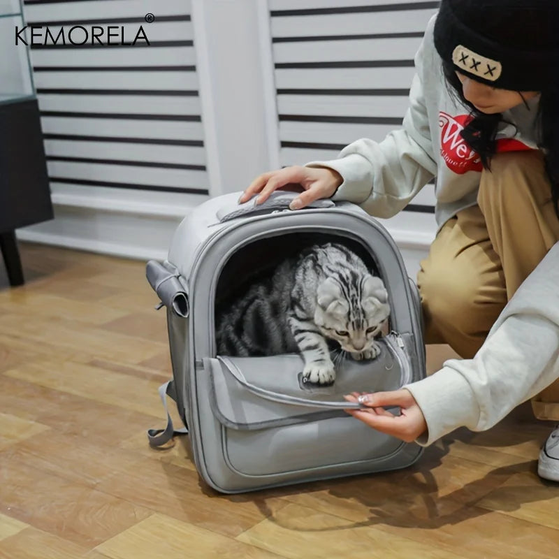 KEMORELA Transparent Pet Backpack