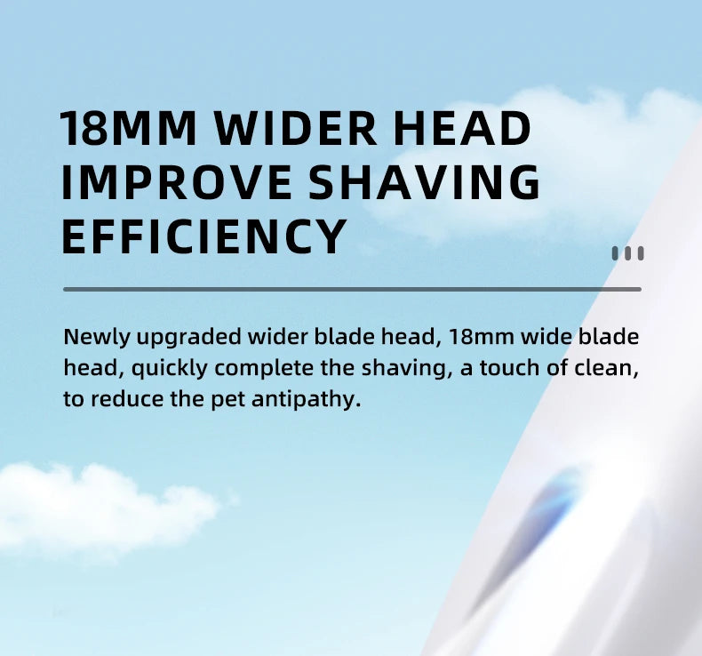 Type-C Dog Paw Trimmer with LED Light – Waterproof Pet Hair Clippers