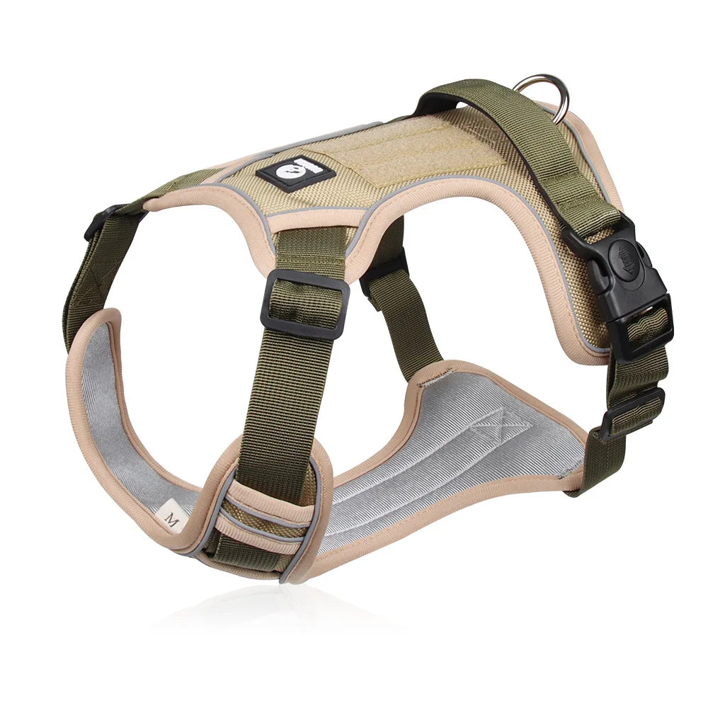 Reflective Tactical Dog Harness – Waterproof Oxford Cloth