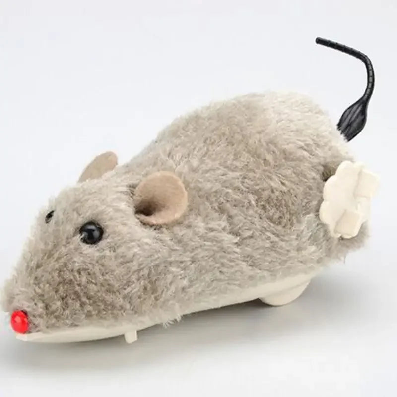Lifelike Plush Mouse Toy – Running Rat for Cats & Dogs