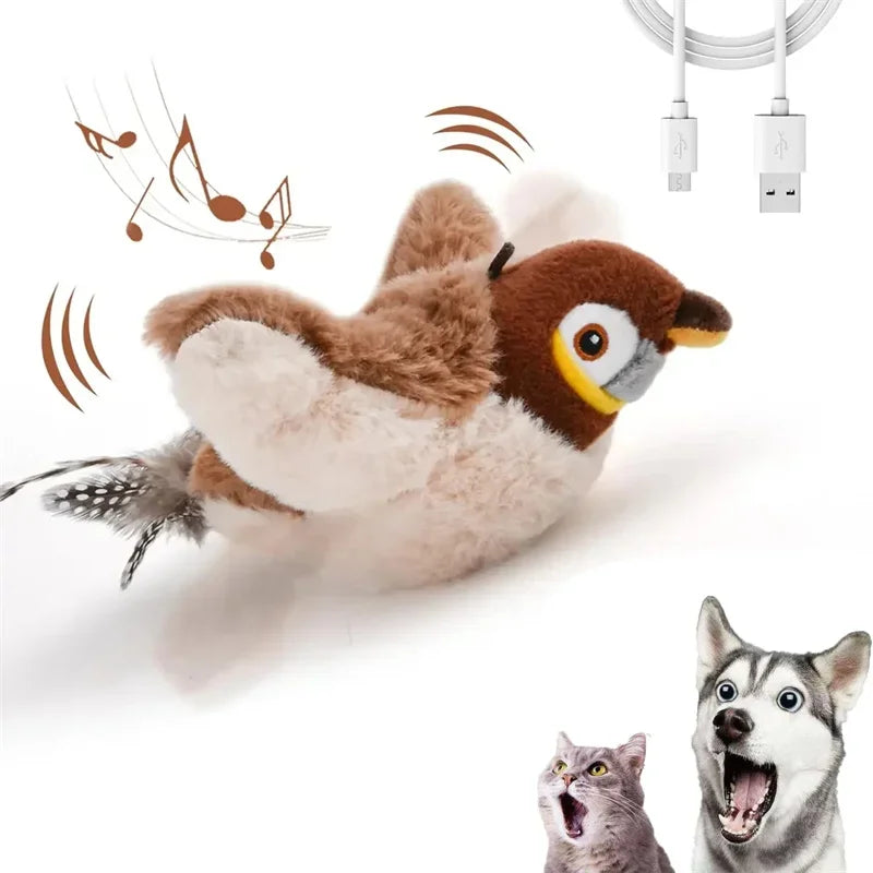 Catnip Electric Interactive Bird Toy