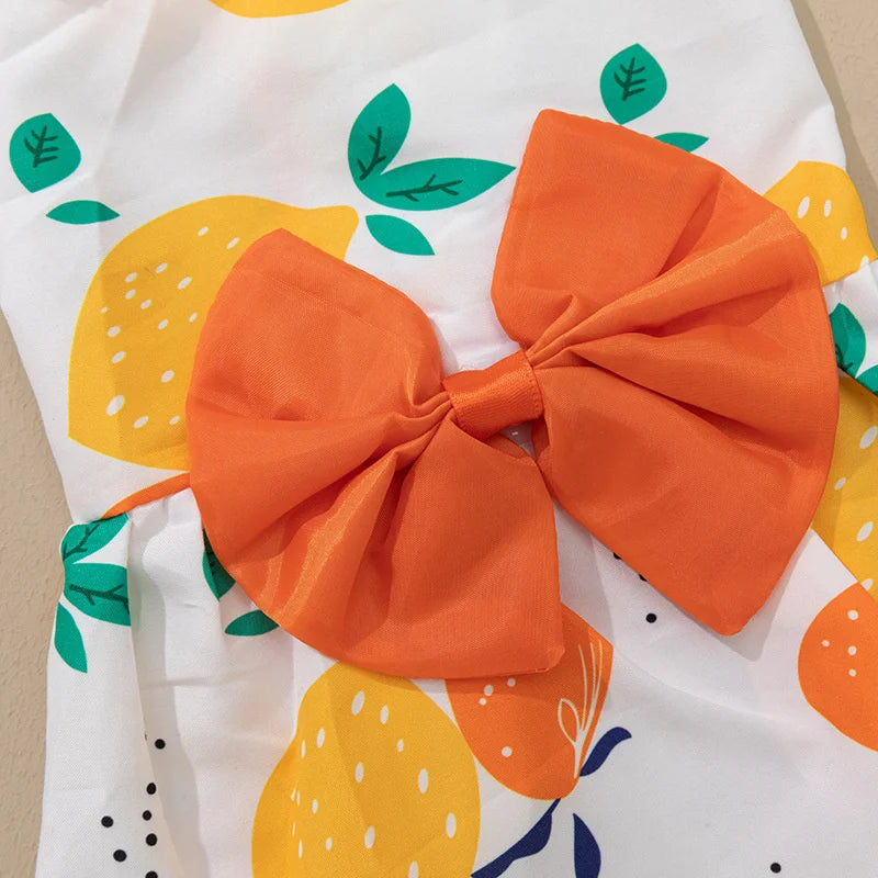 Fashion Cat & Puppy Dress with Bow – Small Dog & Cat Clothing