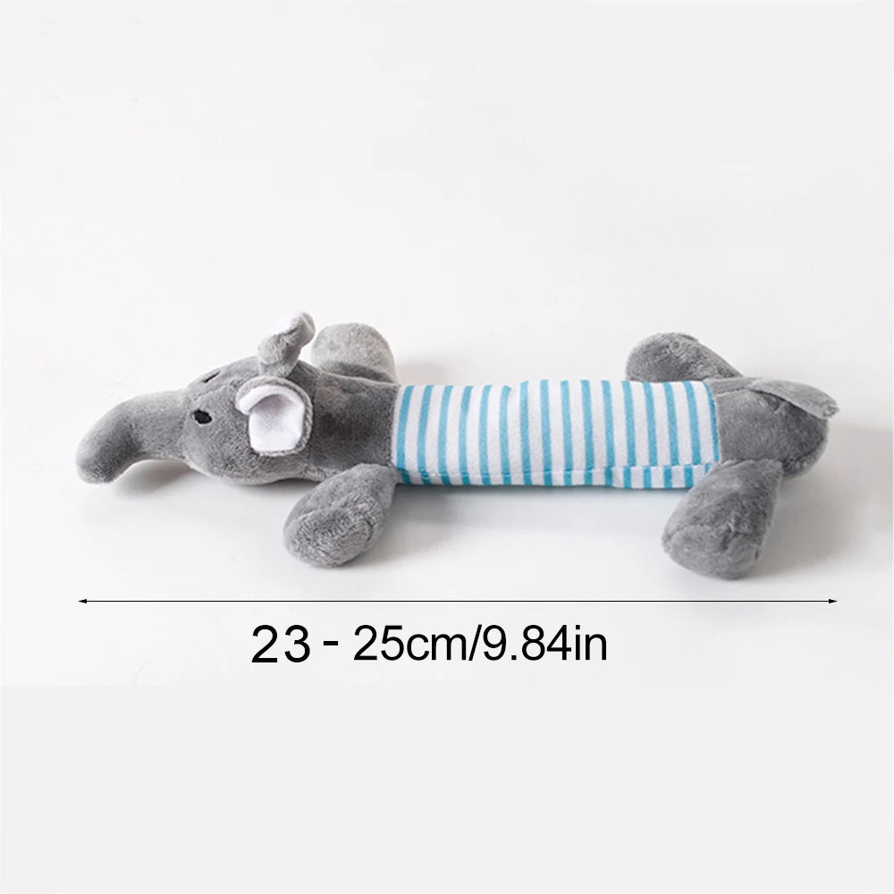 Stuffingless Squeaky Dog Toy – Durable Plush Chew Toy