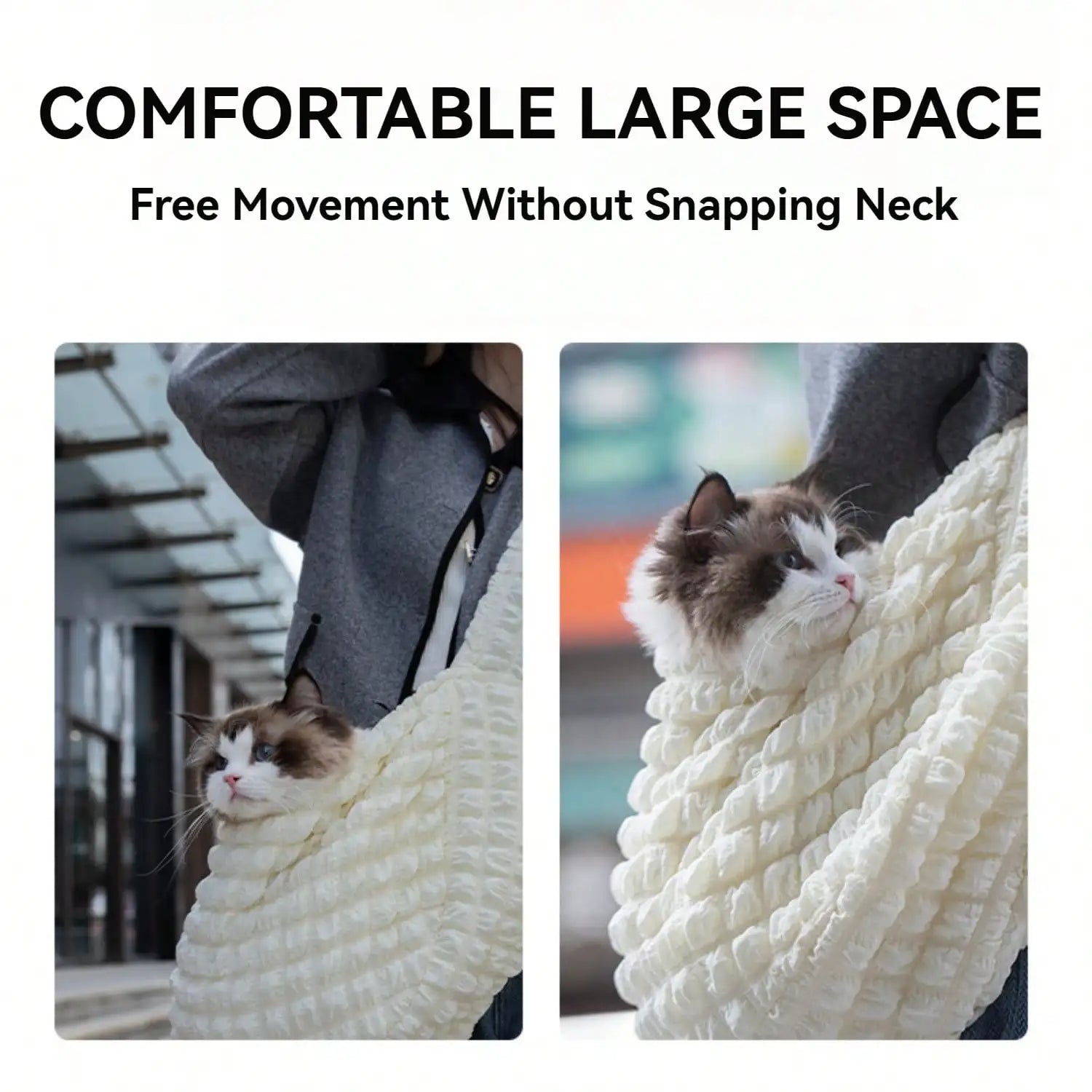 Portable Dog Backpack – Breathable Pet Carrier Bag