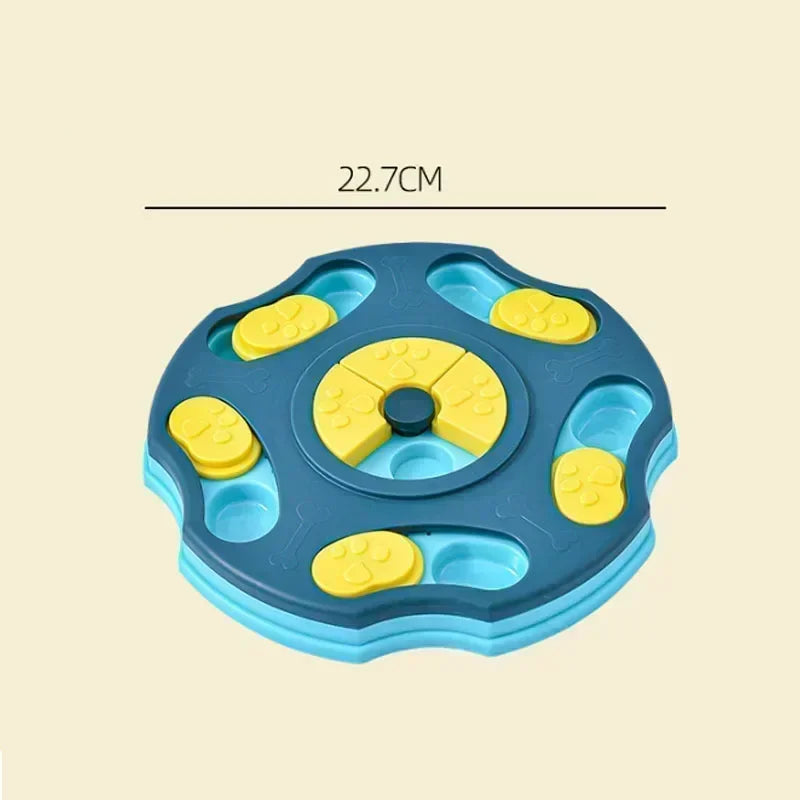 Interactive Dog Puzzle Feeder – Slow Eating IQ Training Toy & Food Dispenser