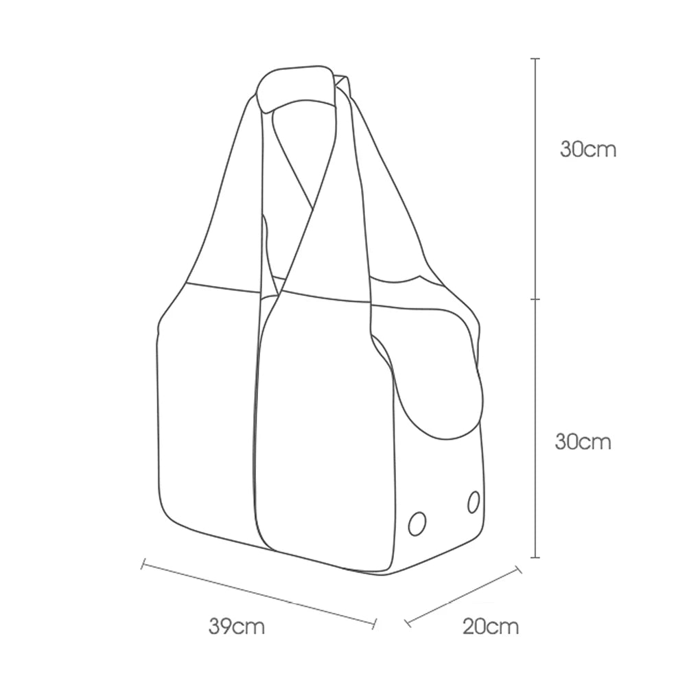 Breathable Cat & Small Dog Carrier – Portable Shoulder Backpack