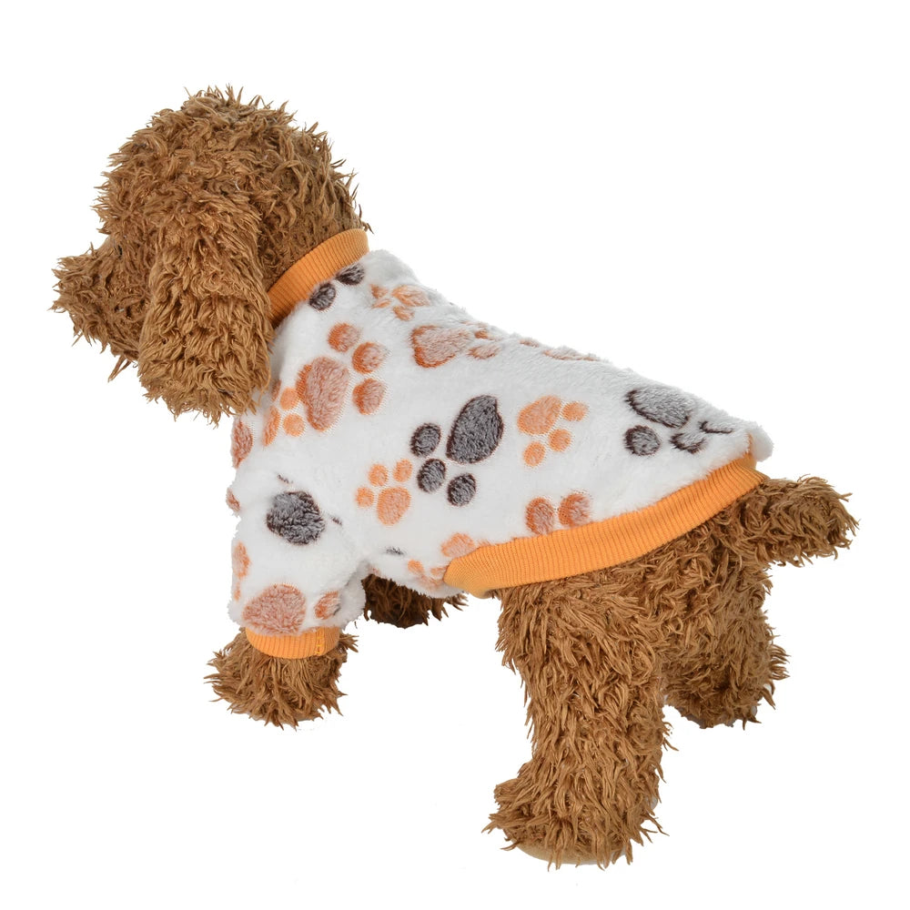 Warm Fleece Pet Sweater Vest – Soft Coat for Small & Medium Dogs