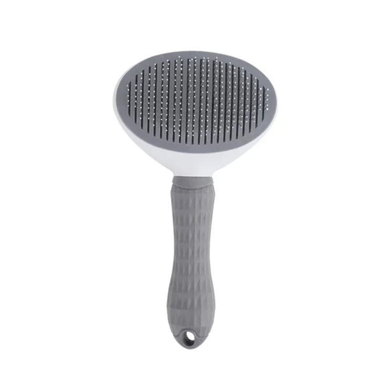 Pet Hair Removal Brush – Stainless Steel Dog & Cat Grooming Comb