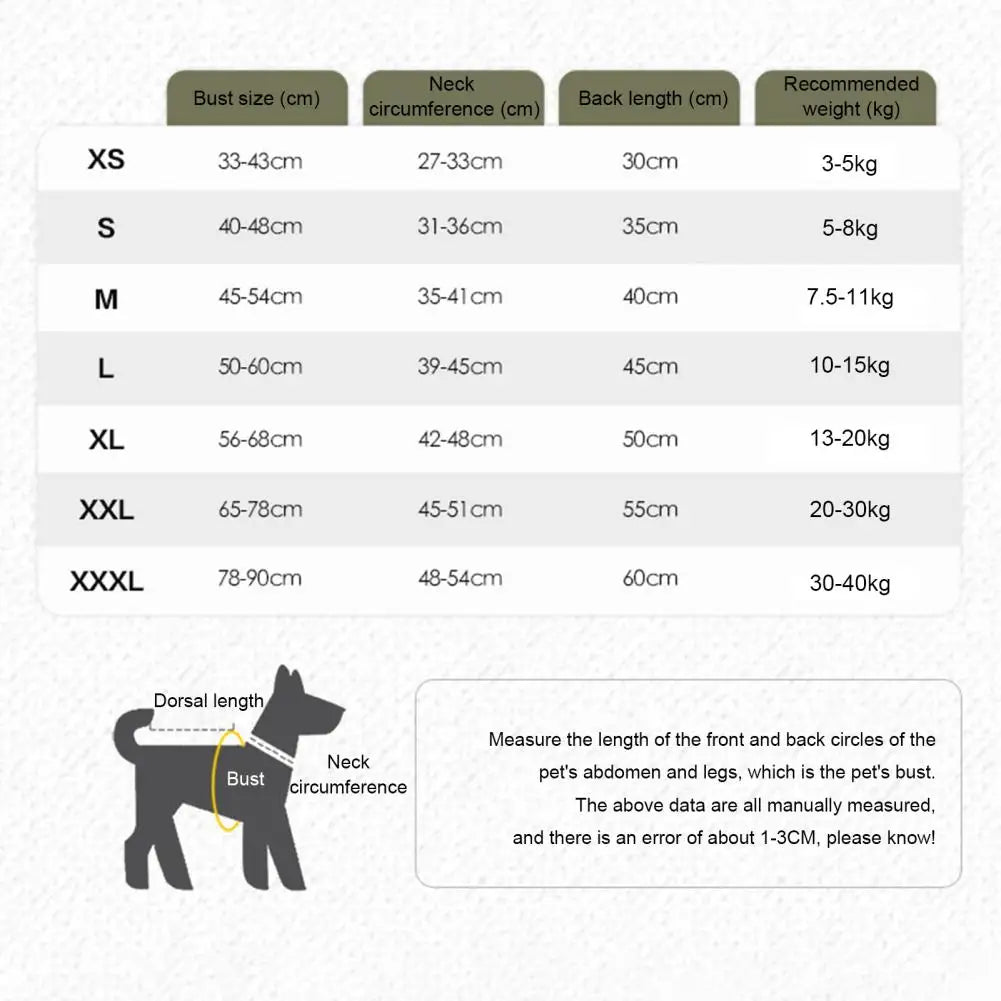 Dog Anxiety Vest – Adjustable Calming Shirt with Reflective Strips