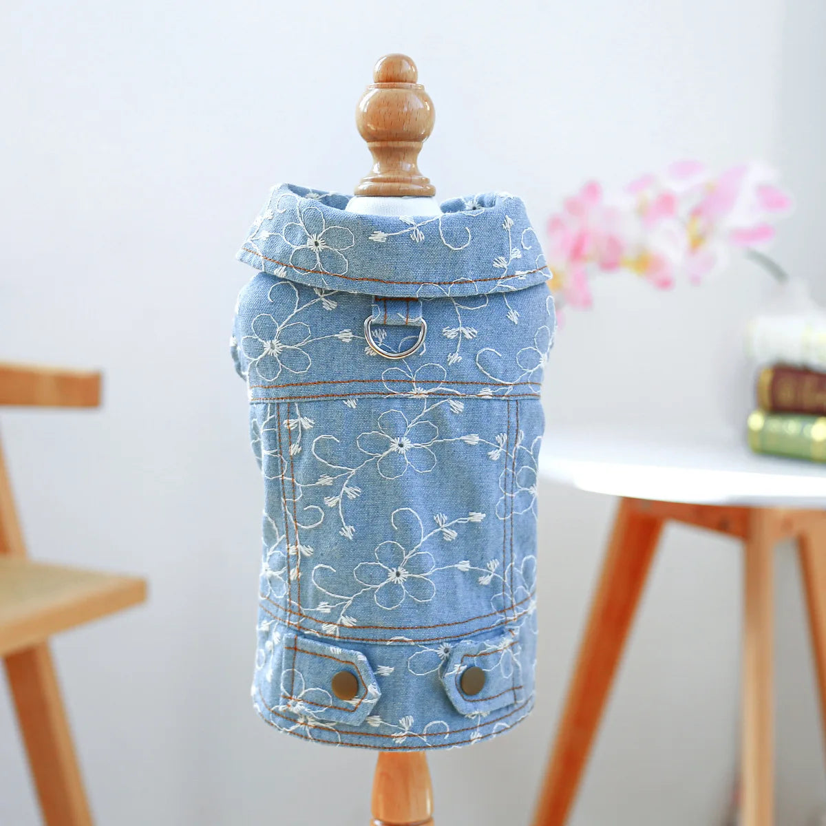 Denim Doggie Jacket – Stylish Sleeveless Jean Vest for Pets