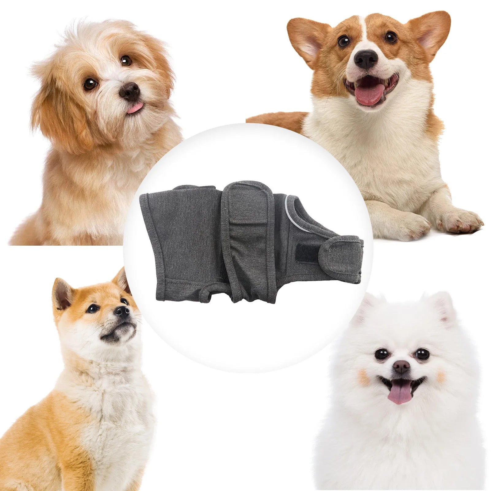 Classic Dog Anxiety Jacket – Breathable Thunder Vest for Stress Relief