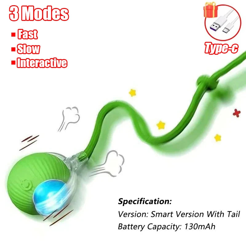 Automatic Rolling Cat & Dog Ball Toy