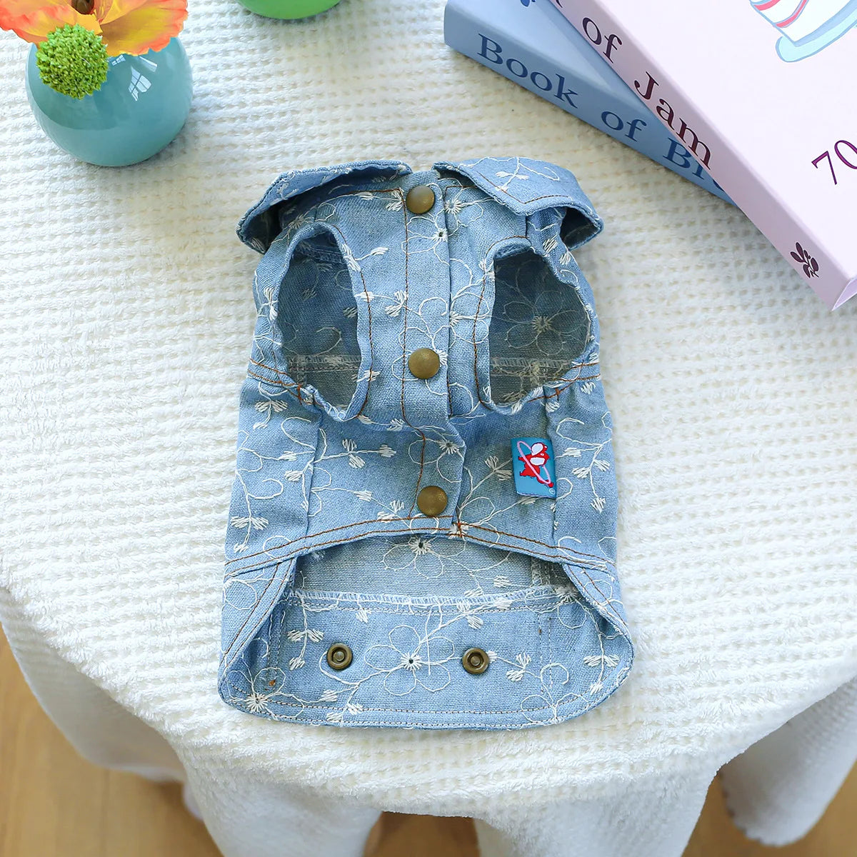 Denim Doggie Jacket – Stylish Sleeveless Jean Vest for Pets