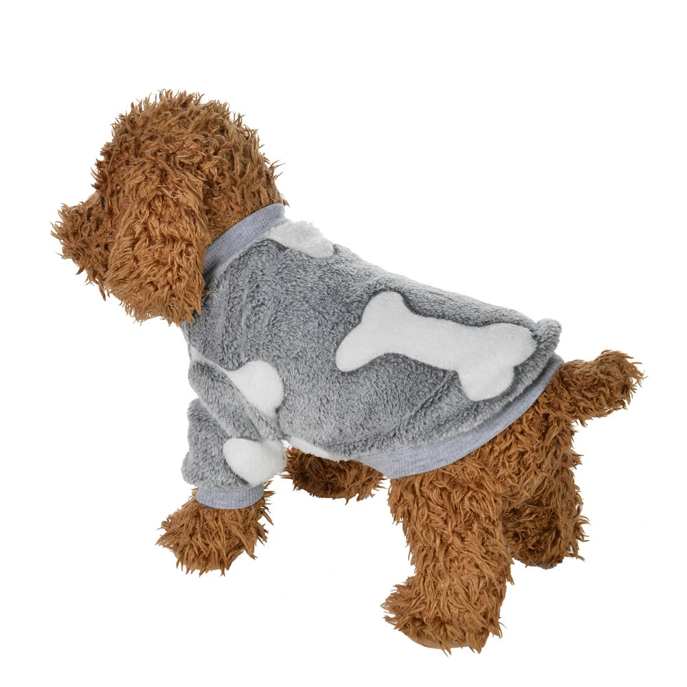 Warm Fleece Pet Sweater Vest – Soft Coat for Small & Medium Dogs